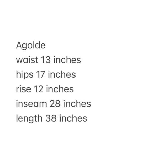 Agolde 90's Pinch Waist High Rise Jeans Organic Cotton Womens 24 Light Capsule - Picture 4 of 15